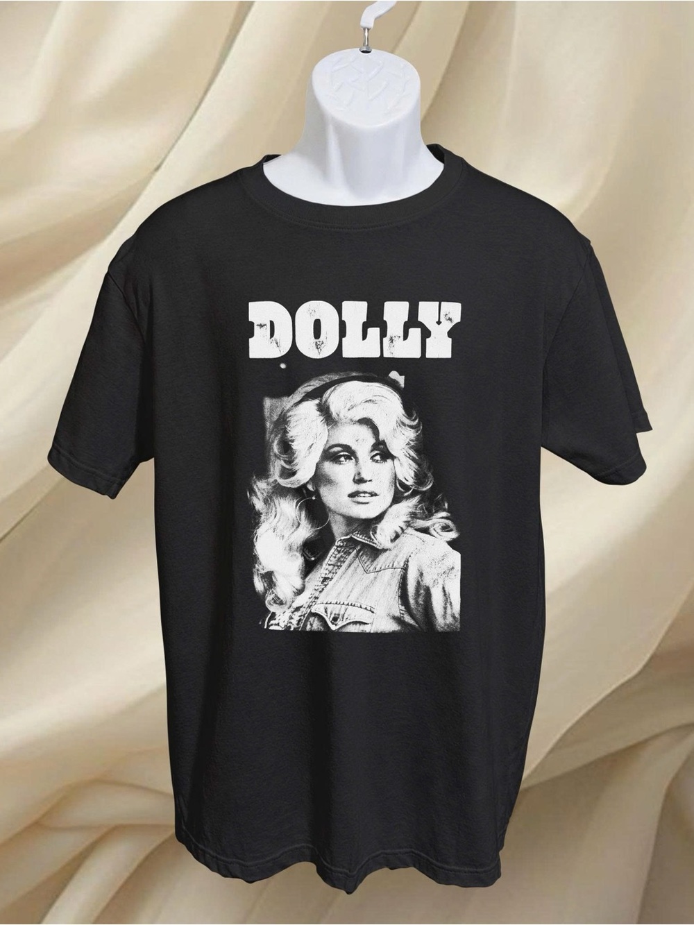 Black DOLLY Parton Graphic Tee